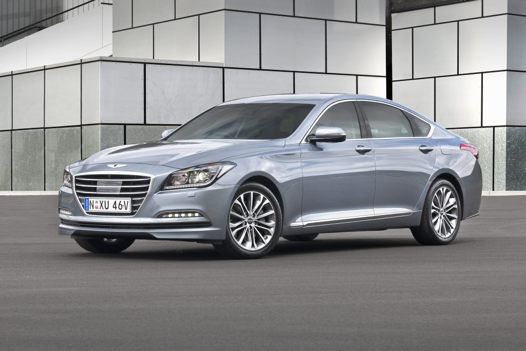 The Hyundai Genesis. The Hyundai Genesis.